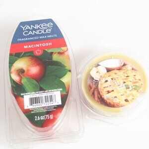 Yankee Candle MacIntosh Wax Melts + Apple Pie Bundle